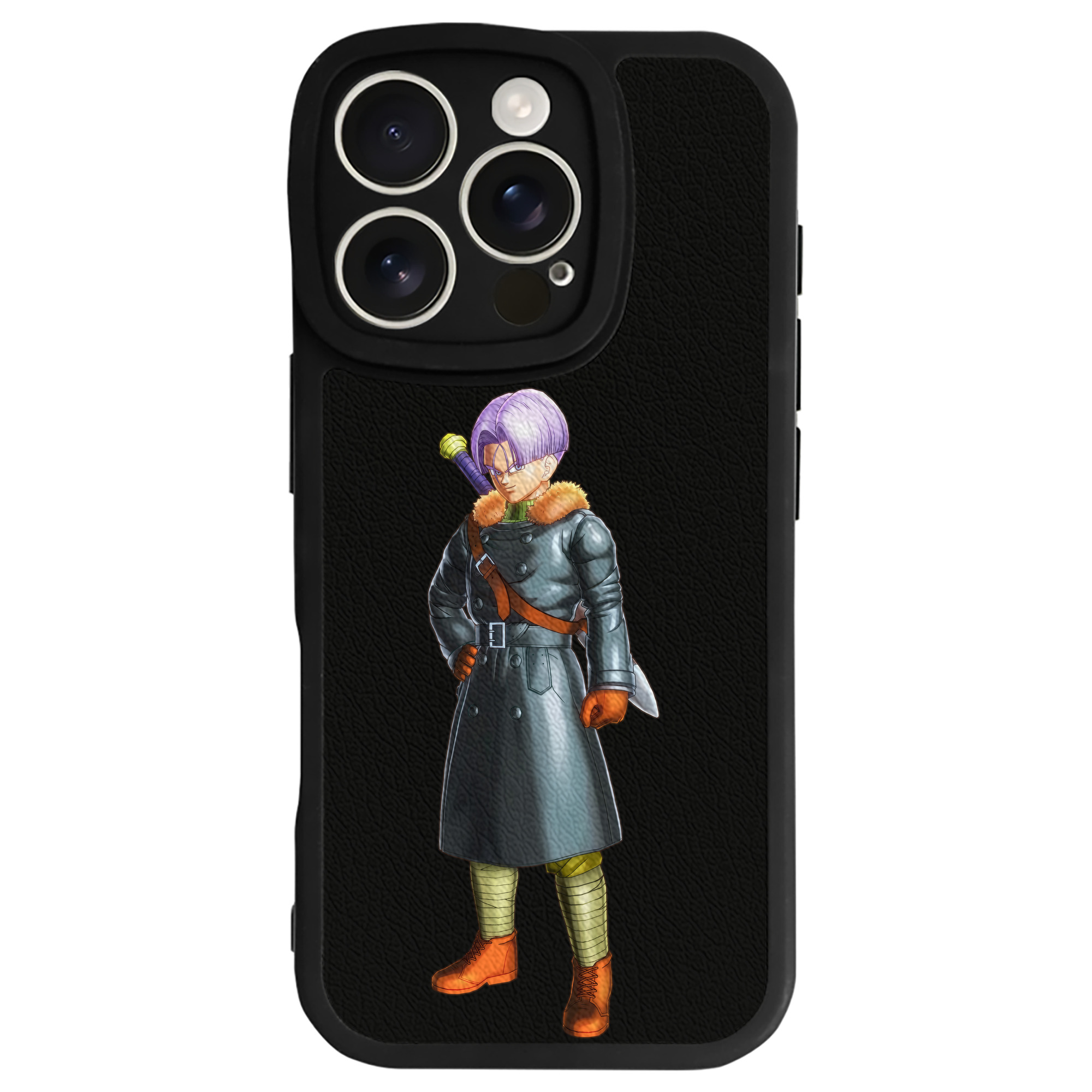 （画像用） ドラゴンボール DRAGON BALL 【iPhone 16シリーズ対応】シリコンスマホケース（レザー調） 材質：シリコン